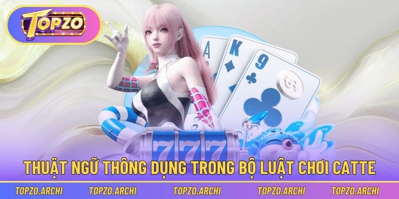 Thuật ngữ thông dụng trong bộ luật chơi catte